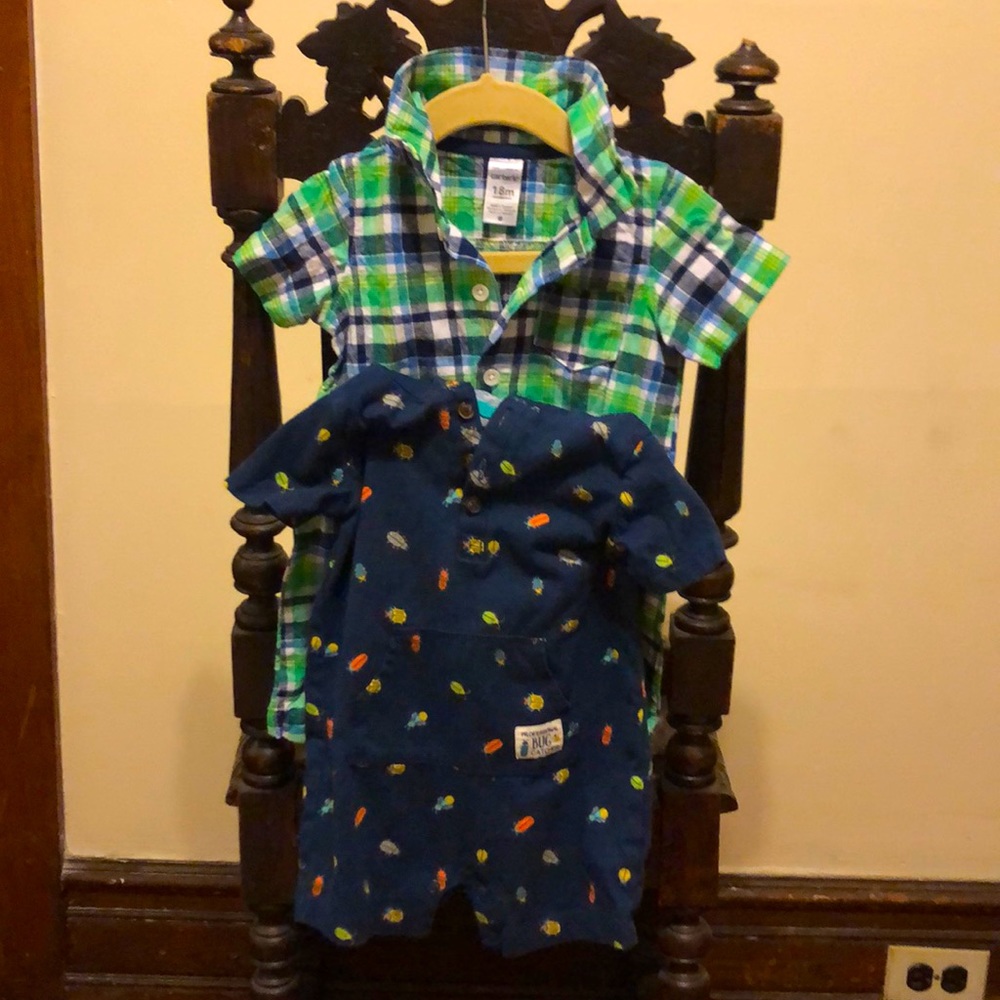 Carter’s Retro cool dude onesies